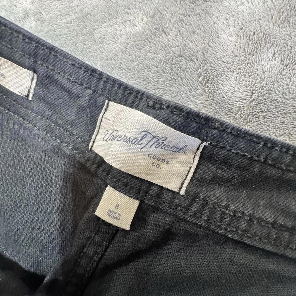 Universal Thread High-Rise Sailor Wide Leg Jeans Size 10 Black Baggy Y2K Inspire - Picture 5 of 9